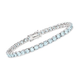 Ross-Simons 9.00 ct. t.w. Sky Blue Topaz Tennis Bracelet in Sterling Silver - 1 of 4