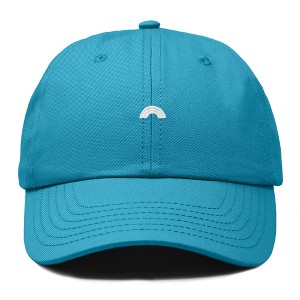 Dalix Lil Rainbow Embroidered Cotton Cap Summer Outdoor Dad Hat Womens - 1 of 4