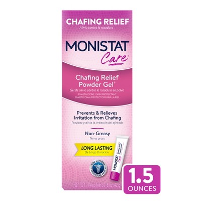 Monistat Care Feminine Chafing Relief Powder Gel, Anti-Chafe Protection - 1.5 oz
