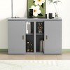 Queen Size Murphy Bed with Shelves, Cabinets and USB Ports - 3 of 4