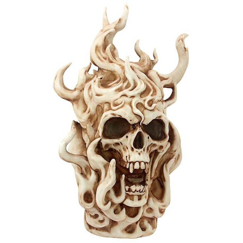 Design Toscano Hell s Flames Vampire Skull Statue, 2 of 8