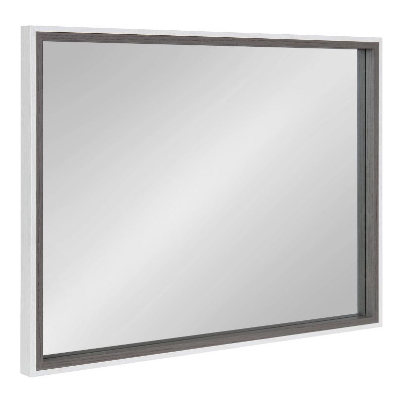 19&#34; x 24&#34; Gibson Decorative Framed Wall Mirror Gray/White - Kate &#38; Laurel All Things Decor, 6 of 10
