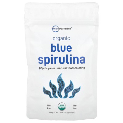 Micro Ingredients Organic Blue Spirulina, 2 oz (60 g)