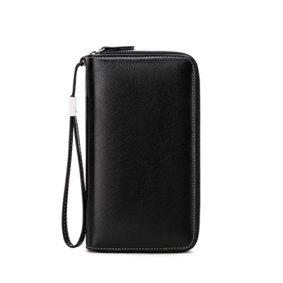 BEAFUP Women’s Wallet,RFID Blocking Wallet with Double Zipper & 12+ Card Slots - Large Capacity Travel Purse for Daily Use,and Shopping
