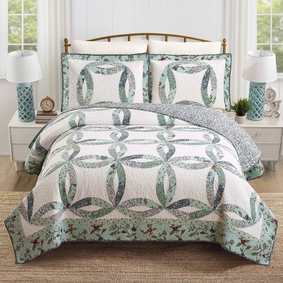 Modern Heirloom King Felicity Quilts Blue