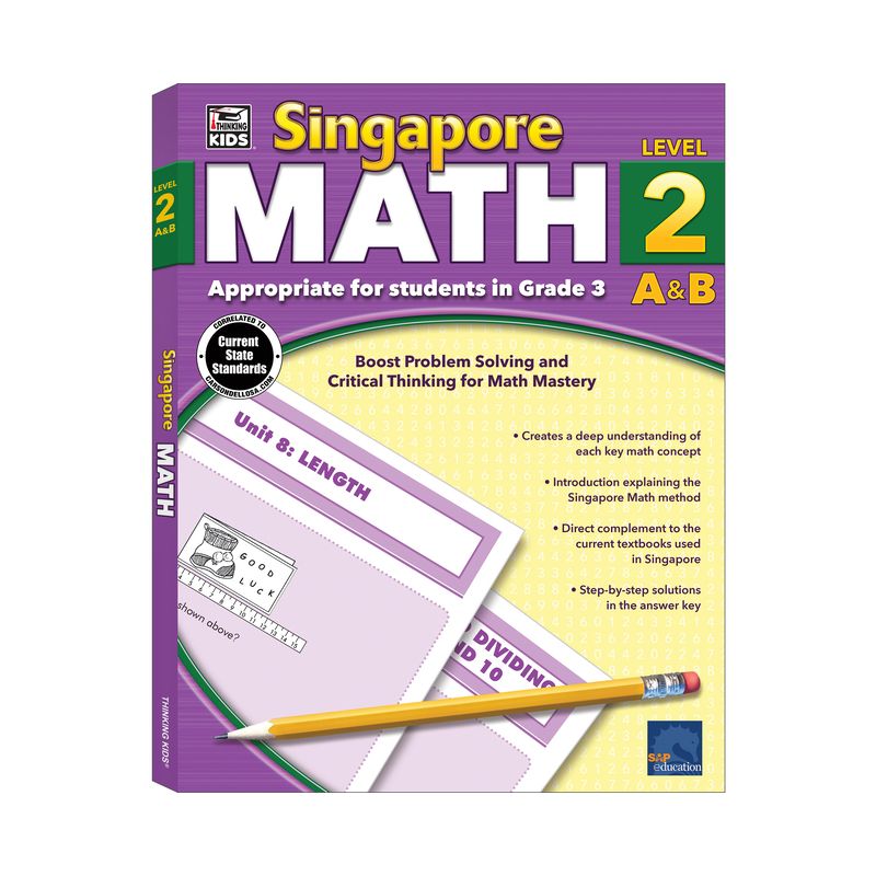 Singapore Math, Grade 3 - (Paperback), 1 of 2