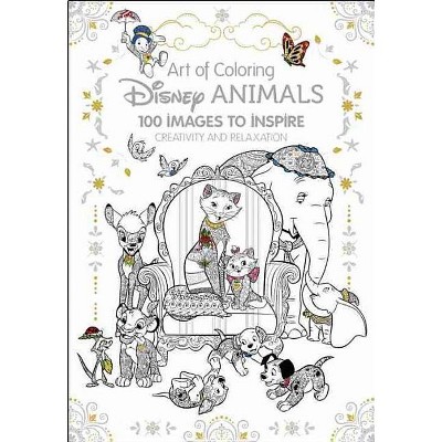 Art of Coloring: Disney Animals - by  Disney Book Group (Hardcover)