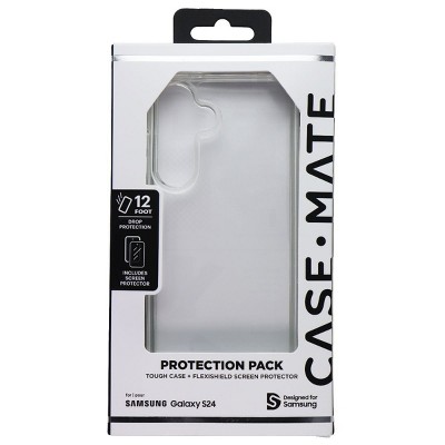 Case-Mate Protection Pack Case & Screen Protector for Galaxy S24 - Clear