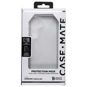 Case-Mate Protection Pack Case & Screen Protector for Galaxy S24 - Clear - 1 of 1