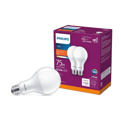 Philips Basic A21 75W E26 2700K LED Light Bulb T20 Soft White