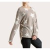 Women's Star & Leopard Waffle Knit Top - umgee - 2 of 3