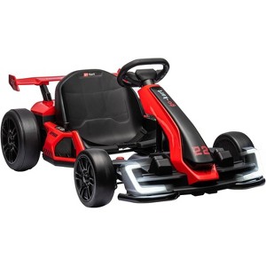 24V Kids Electric Go-Kart with Drift & Sport Modes, Dual 300W Motors, Length Adjustmen, Big Battery, EVA Tires - 1 of 4