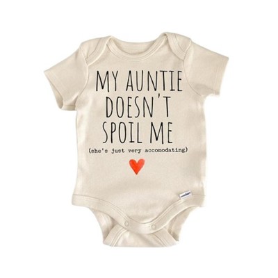 Aunt Auntie Announcement - Baby Boy Girl Clothes Infant Onesie® Funny Cute Newborn GS1