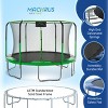 Skytric Round Trampoline Set with Premium Top-Ring Flex Frame Safety Enclosure System - 3 of 4