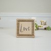 VIP Wood 8 in. Beige Love Sign - 3 of 4