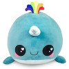 Underground Toys Glitter Galaxy Blue Narwhal 48 Inch Stuffed Animal Plush - 2 of 3