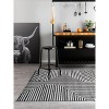 World Rug Gallery Cream Black Modern Maze Indoor Area Rug - 2 of 4