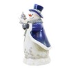 Roman 7.5 Inch Snowman In Navy Winter Christmas Snowman Figurines - 3 of 3