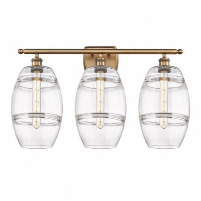 Vaz - 3 Light Bath Vanity In Industrial Style-10.88 Inches Tall and 28 Inches Wide