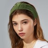 Unique Bargains Women's Velvet Wide Knotted headband for headband Hair Hoop Hair Accessories 1 Pc - 2 of 4