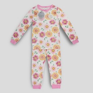 Milkberry Rayon from Bamboo Infant to Toddler Pajama Set for Girls / Boys Sizes 12 Months - 5T - 1 of 4