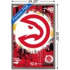 Trends International NBA Atlanta Hawks - Maximalist Logo 23 Framed Wall Poster Prints - 3 of 4