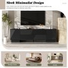 Storage TV Stand for TVs up to 75", TV Console Media Console Minimalist TV Cabinet Media Entertainment Center with 4 Drawers - ModernLuxe - 3 of 4