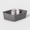 Y-Weave Mini Decorative Storage Basket White - Brightroom™