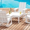 WestinTrends Outdoor Patio Modern Adirondack Coffee Table - 2 of 3