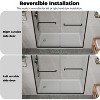 Frameless Shower Door, Sliding Glass Doors with 5/16" (8Mm) Clear Tempered Glass, Shower Door with Stainless Steel Handle for Walk In Shower - 4 of 4