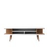 CIPACHO Utopia 70" Maple Cream & White TV Stand – Stylish Storage Solution to Elevate Your Living Room Entertainment Space - 2 of 4