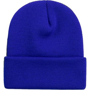 MSDC 1&2 Pack Beanie for Men Women Slouchy Beanie Hats Winter Knit Caps Soft Ski Hat Unisex - 1 of 4