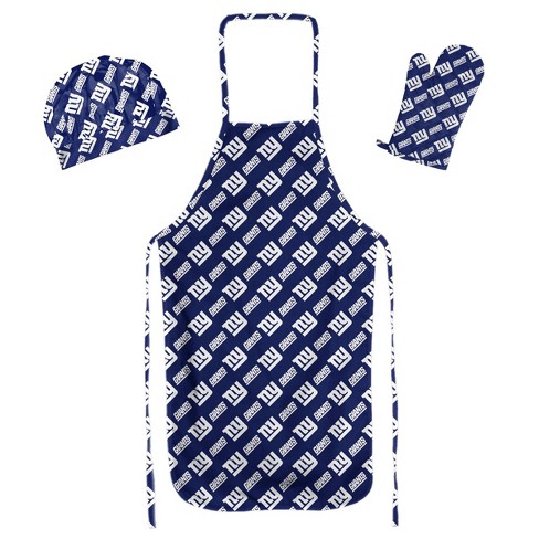 New York Giants 3-Piece Apron, Oven Mitt, and Chef Hat Set