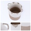 REGALWOVEN Odorless Cotton Rope Handcrafted Breathable Compact Size Open Storage Bins 11.8 x 14.2 Inch 1 Pc - 2 of 4