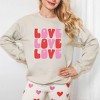 Simply Sage Market Women's Graphic Sweatshirt Love Stacked Bold - 2 of 3