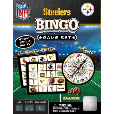 MasterPieces Officially Licensed NFL Pittsburgh Steelers Bingo Game