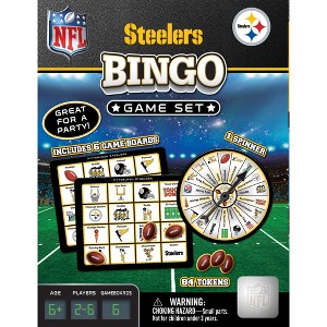 MasterPieces Officially Licensed NFL Pittsburgh Steelers Bingo Game - 1 of 4
