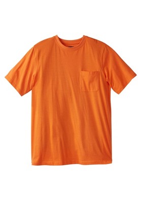 KingSize Shrink-Less Lightweight Pocket Crewneck T-Shirt