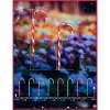 Treela 12-Piece 36-inch Christmas Candy Cane Lights Pathway Markers Red and Green - 3 of 4