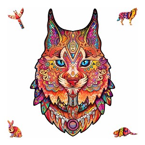 Unidragon Lynx 297 Piece Shaped Wooden Jigsaw Puzzle - 1 of 4