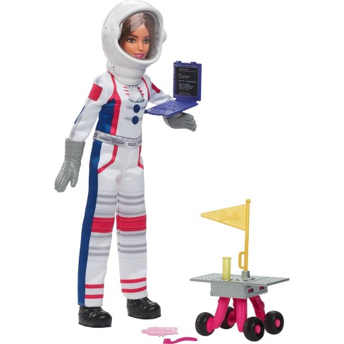 Barbie 65th Anniversary Careers Astronaut Doll & 10 Accessories Including  Rolling Rover & Space Helmet