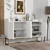 Modern Sideboard Elegant Buffet Cabinet with Large Storage Space for Dining Room - 3 of 4