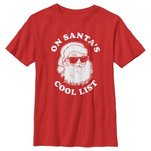 Boy's Lost Gods Santa’s Cool List T-Shirt - 1 of 4