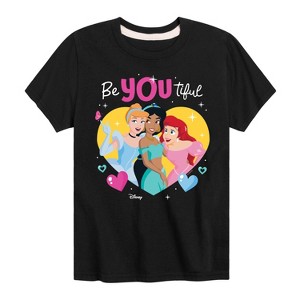 Girls' - Disney Princess - BeYOUtiful Short Sleeve Graphic T-Shirt - 1 of 4