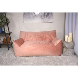 SKRAN 2 Seater Oversized Bean Bag Chair with Armrests for small space Living Room, Bedroom,  Pink - 1 of 4
