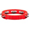 MEINL Headliner Series Single Row Tour Tambourine, 8 in. Red - 4 of 4