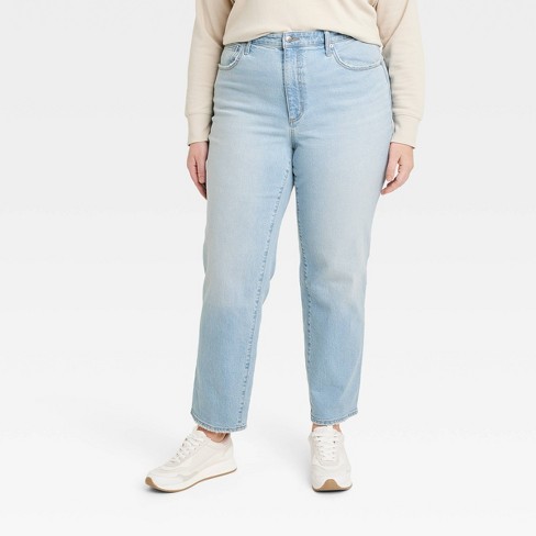 Women's High-rise Wide Leg Baggy Jeans - Wild Fable™ Light Blue 18 : Target