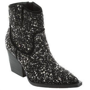 Women's Kady Pearl Rhinestone Booties - Very G - 1 of 4