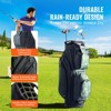 VEVOR Golf Cart Bag with 14 Way Organizer Divider Top, 36” 11 Pockets Premium Nylon Cart Bag, Golf Bags with Handles & Dust Cover & Detachable Straps - 4 of 4