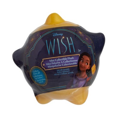 Disney Wish Mini Collectible 3-inch Plush Toy (One Pack) in Wishing Star Blind Bag Inspired Capsule, Kids Toys for Ages 3 up